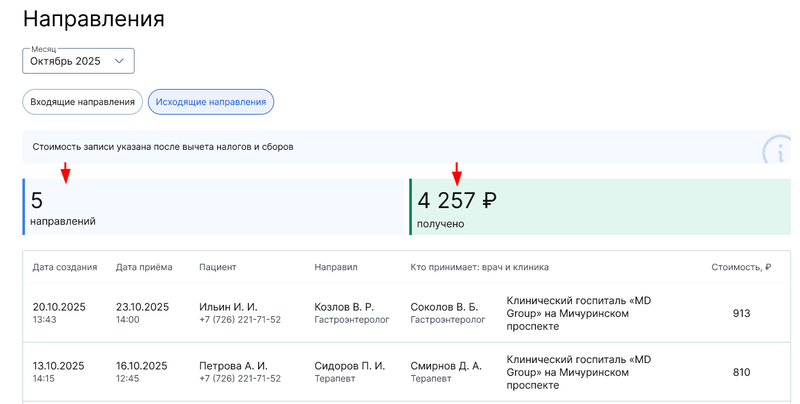 07. Итого исходящие